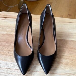 Banana Republic Black Leather Heels